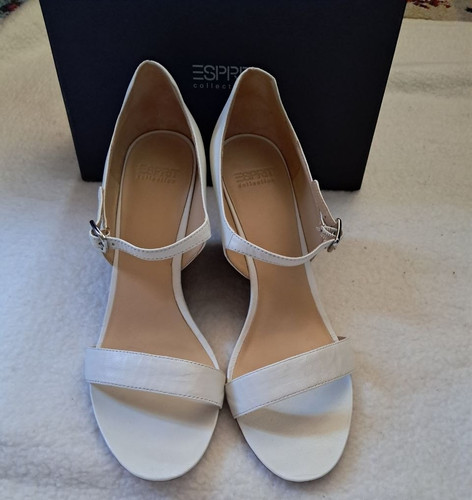 Leder keilabsatz sandalen - keilabsatz, von