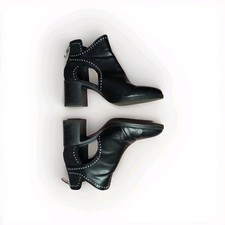 Zara Leder Stiefelette Damen