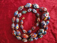Antike Murano Kette Millefiori
