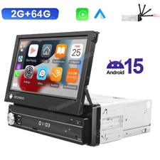 7" 1DIN Android 15 Flip Out