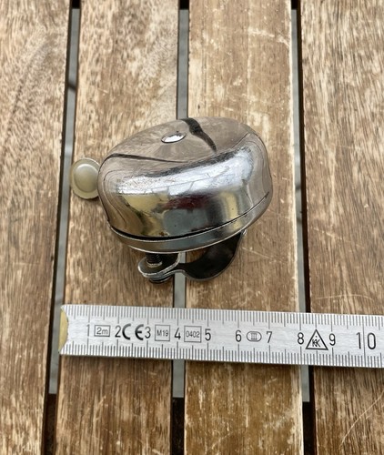 Vintage fahrradklingel chrom - vintage,