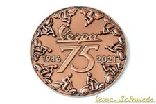 Metall-Plakette "75 Jahre