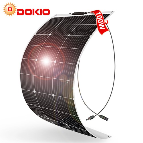Dokio solarpanel 100w - dokio, 18v