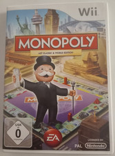 Nintendo Wii Wii U Spiel • Monopoly mit Classic + World Edition