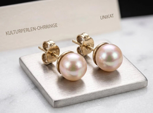 Elegante akoya ohrringe - akoya,