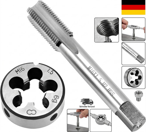 Gewindebohrer set m16x1 5mm - set, m16x1.5mm