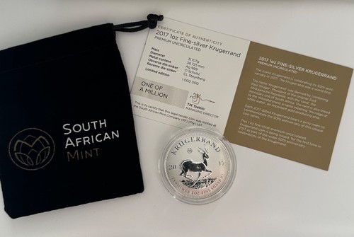 2017 silber krugerrand - 1, oz