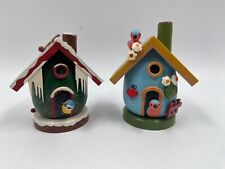 Käthe Wohlfahrt Duftl Winterhaus / Frühlingshaus Vogelhäuschen Holz