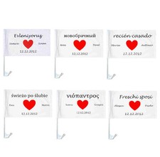  Autofahne Hochzeit türkisch