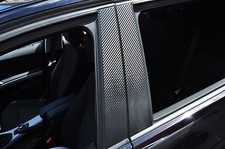 6x Carbon schwarz Tür leisten