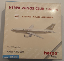 Herpa Wings 512619 Airbus A310-200 Libyan Arab Airlines 1/500 Sammlung Selten