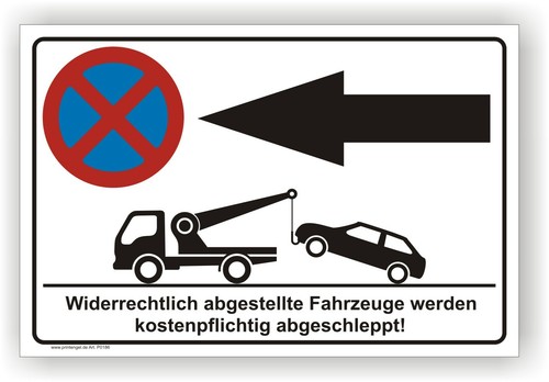 Halteverbot,Pfeil