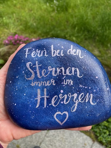 Handbemalter stein geschenk - stein,,