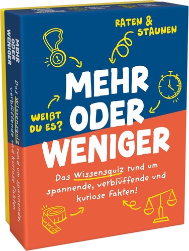 Mehr oder weniger ratespiel - mehr,