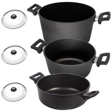 Eurolux kochtopf set aluguss - kochtopf,