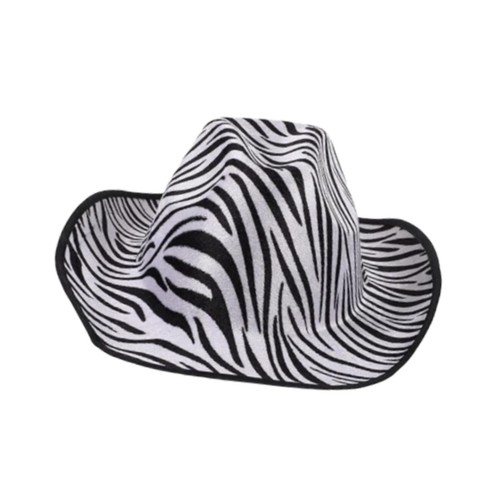 Cowboyhut zebrastreifen - cowboyhut,