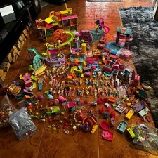Riesige Polly Pocket XXL Sammlung Konvolut. Figuren, Häuser,Rutschen,Autos etc. 