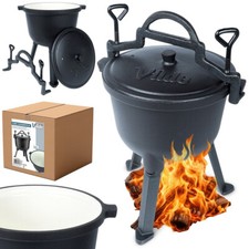 Gusseisen-Kessel emailliert