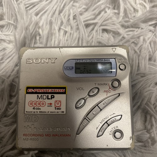 Sony r500 recording - sony, md