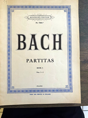 Augener ltd bach - augener, j.s.