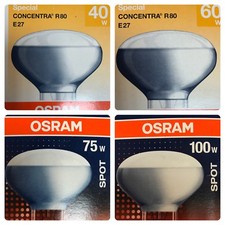 OSRAM/RADIUM CONCENTRA LAMPE R80 E27  40W//60W//75W//100W    STRAHLER  SPOT