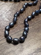 Vintage Halskette grau