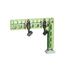 Spur TT Signalausleger 2 Gleise mit Ausfahrt und Vorsignal