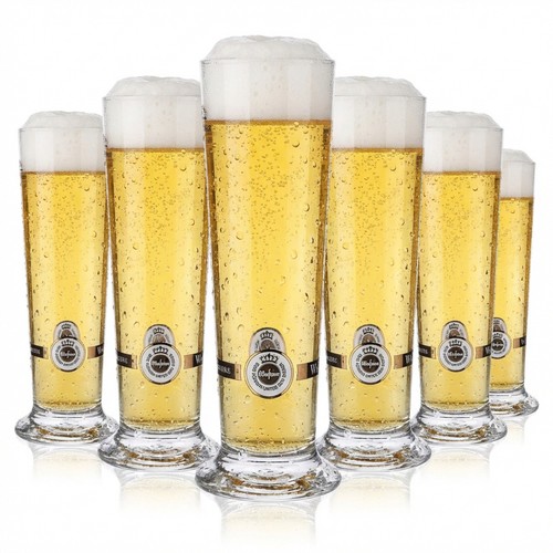 Warsteiner bier glas - 6x,