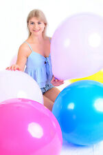 10x 24" ORANGETEX Balloon** 24" = 60cm Ø Riesenluftballon * 16 versch.Farben * 