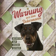  Dobermann Schild 15x21cm |