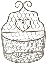 Wandkorb Shabby Landhaus