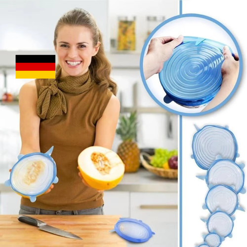 Silikondeckel - 6x,
