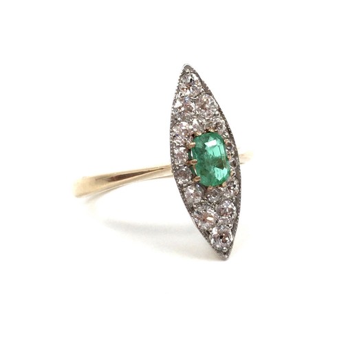 Jugendstil 14kt gelbold - 14kt, ring