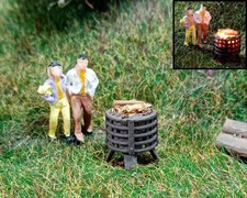 Feuerkorb Brandflackern LED Feuer flackern für Modellbahn Spur H0 S174