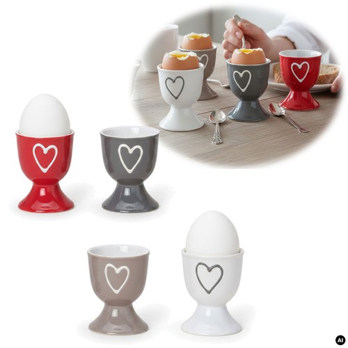 Design keramik eierbecher - design, 4x