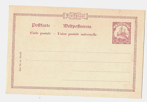 Ganzsache deutsche kolonien - ,