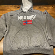 Original Herren Kapuzen Sweatshirt/Hoodie aus Norwegen XXL (eher XL) NEU Dgrau