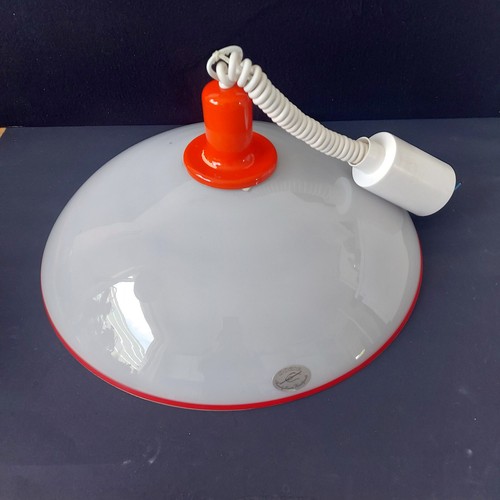 Vintage glas hängelampe mit - glas,