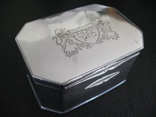 Zuckerdose Silber 800 Prag