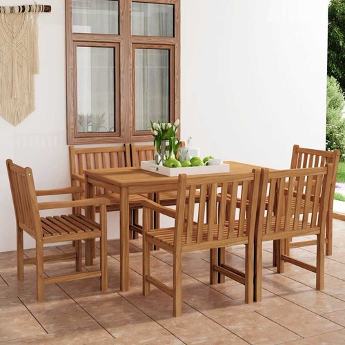 Teak massiv gartenmöbel set - massiv,