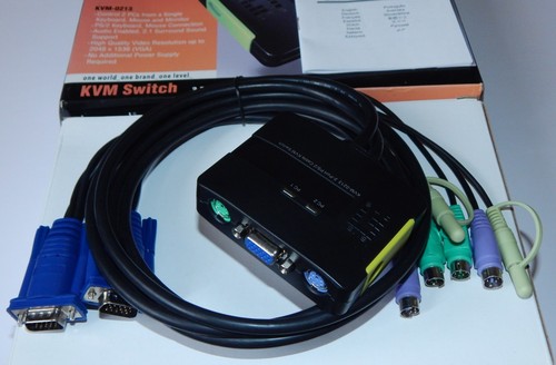 Level one port kvm switch - 2-port,