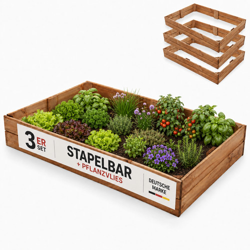 Beetrahmen hochbeet holz set - holz,