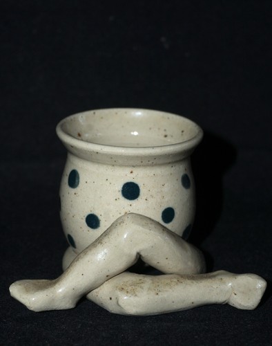 Eierbecher figur keramik - -,