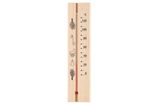 Sauna Thermometer Holz Klassik Temperatur bis 130°C Traditionelles Sauna Zubehör