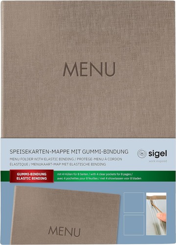 Sigel speisekarten mappe menu - speisekarten-mappe,