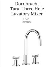 Dornbracht Tara Three Hole
