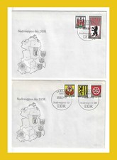 Städte Wappen - Bezirks-Hauptstädte der DDR