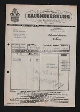 BIELEFELD, Rechnung 1929, Haus