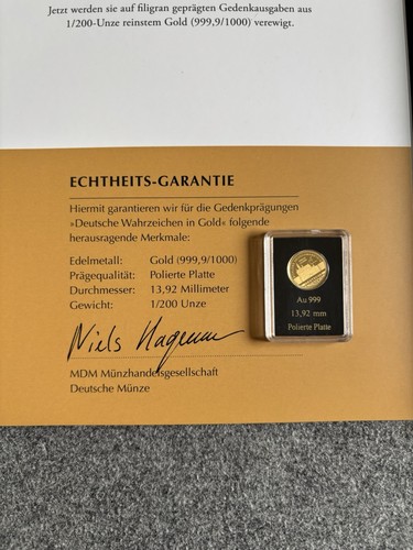 Goldmünze neuschwanstein - goldmünze,