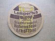 1 alter Bierdeckel aus der DDR Stadtbrauerei Hohenstein-Ernstthal